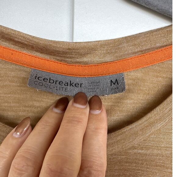 icebreaker Men's 125 cool-lite Short Sleeve Merino Blend T-shirt, Size M,EUC - Picture 2 of 5